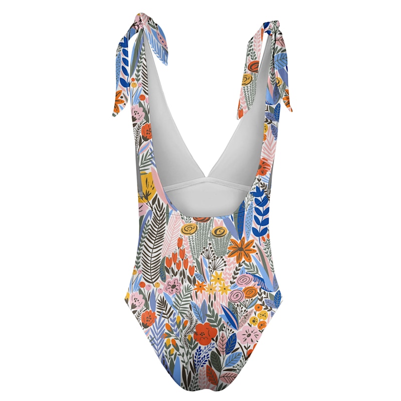 Thumbnail of Floral Pattern One Piece Swimsuit image