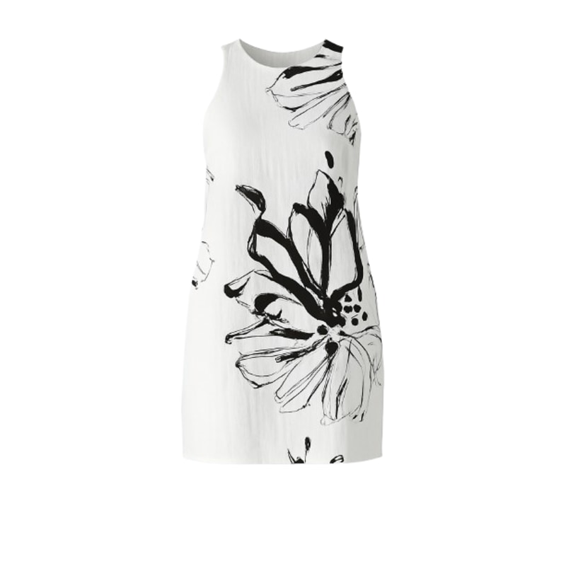 Thumbnail of Floral Print Sleeveless Sack Dress image