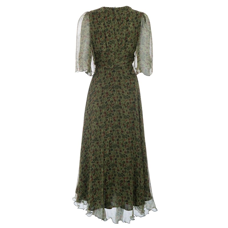 Thumbnail of Floral Silk Gown image