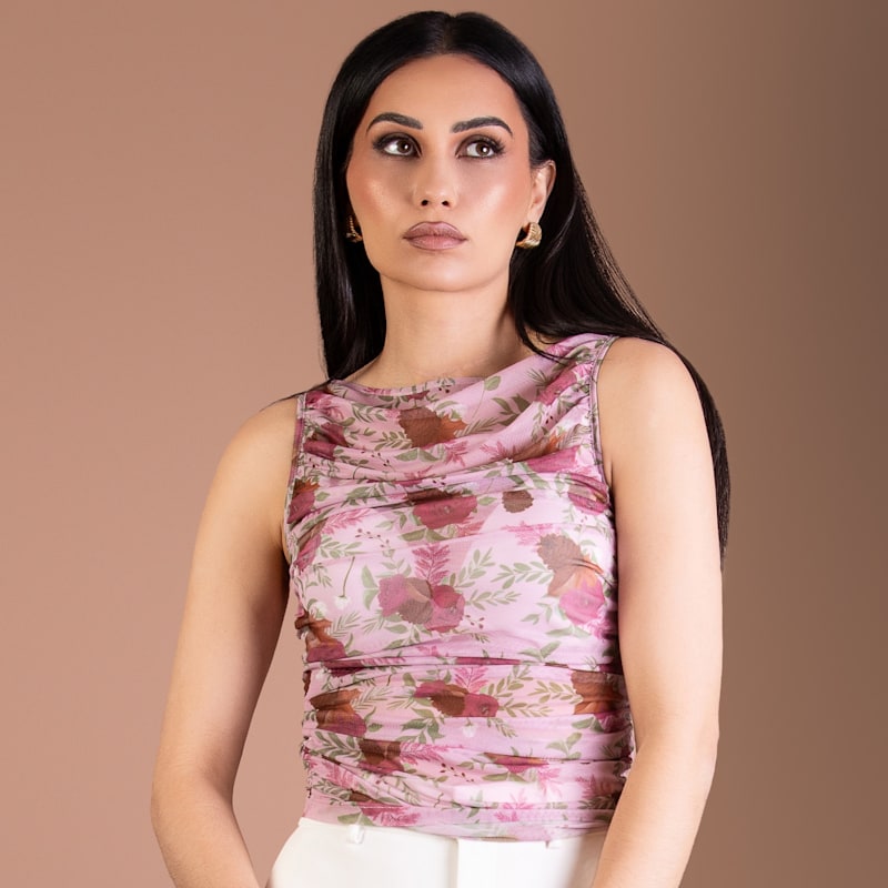 Thumbnail of Floral Tulle Top image