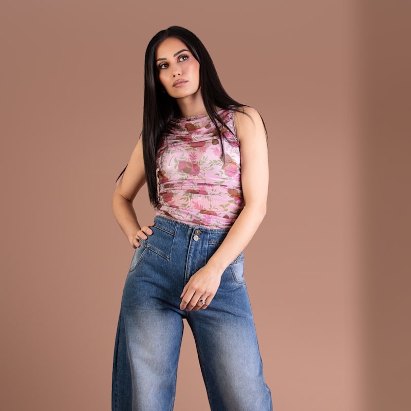 Thumbnail of Floral Tulle Top image