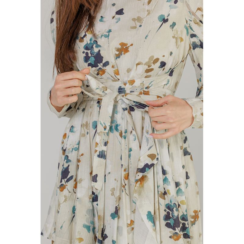 Thumbnail of Floral Wrap Dress image