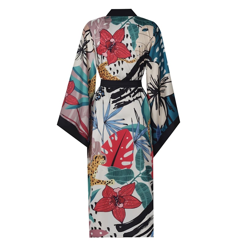 Thumbnail of Flour Artistic Print Silky Kimono image