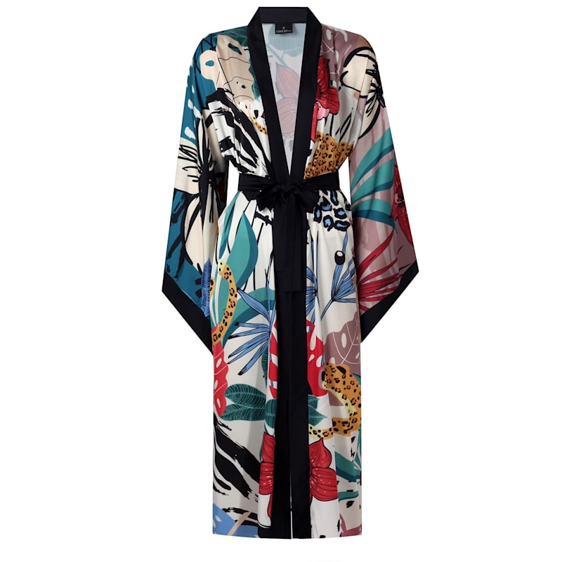 Thumbnail of Flour Artistic Print Silky Kimono image