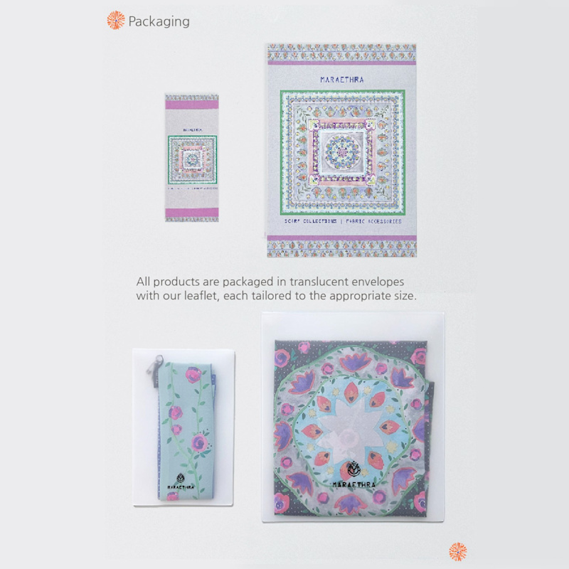Thumbnail of Sea Life Cotton Square Scarf image