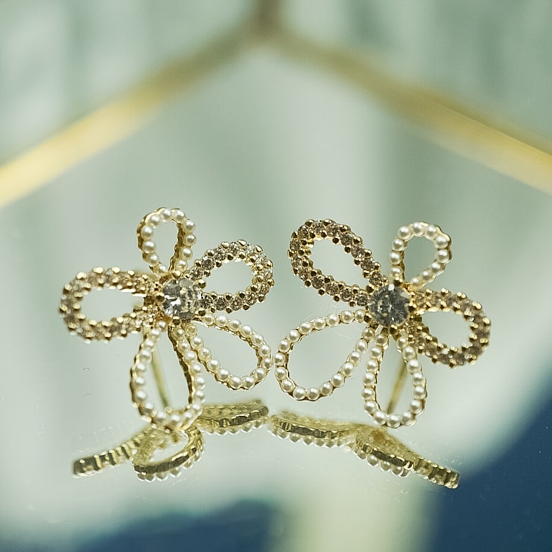 Thumbnail of Flower Ear Studs image