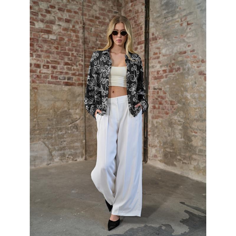 Thumbnail of Flower Mesh Jacket Black image
