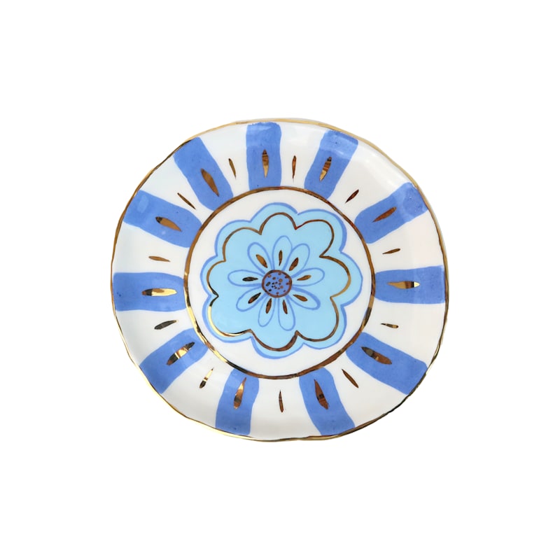 Thumbnail of Flower Power | Blue Plate | Wall DèCor image