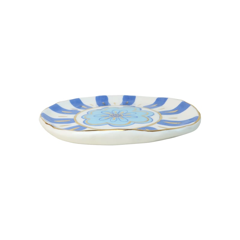 Thumbnail of Flower Power | Blue Plate | Wall DèCor image