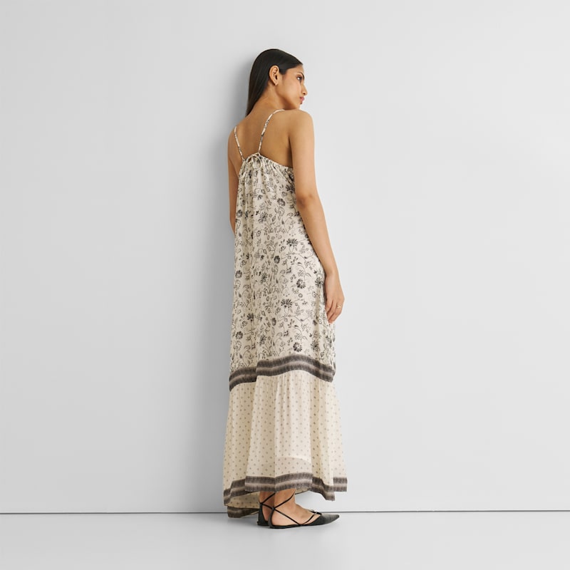 blue fall maxi dress Millà Women's Wonderful White A-line Maxi Dress - blue