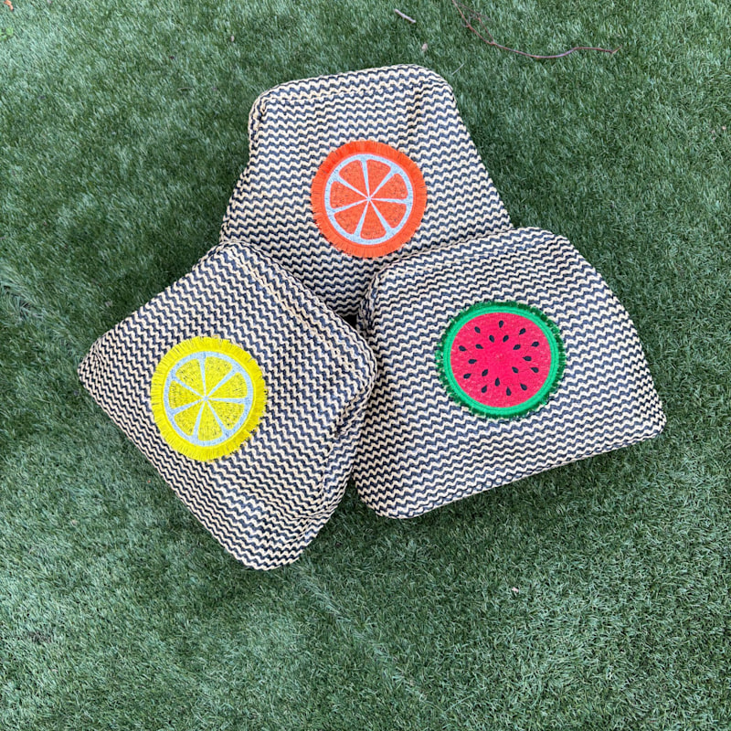 Thumbnail of Fluffy Watermelon Beach Clutch Bag image