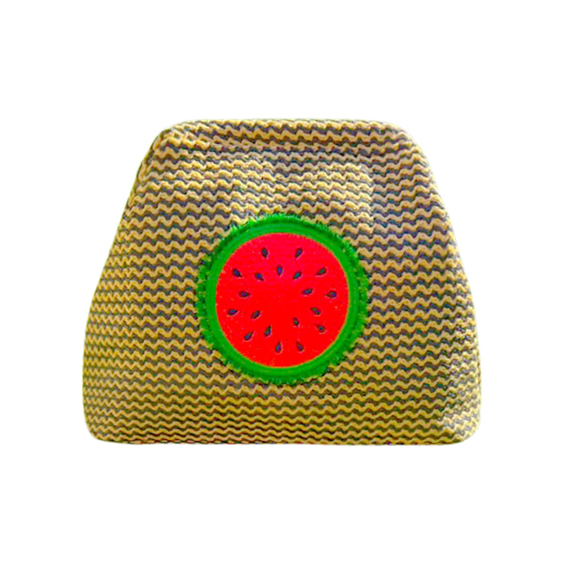 Thumbnail of Fluffy Watermelon Beach Clutch Bag image