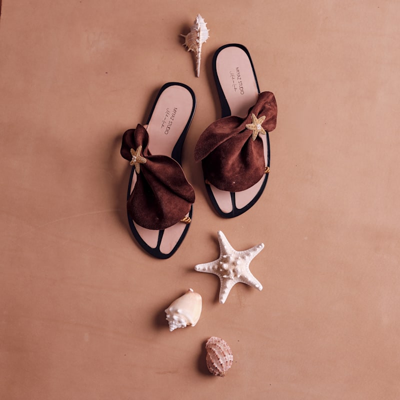 Thumbnail of Folia Sandal - Brown image