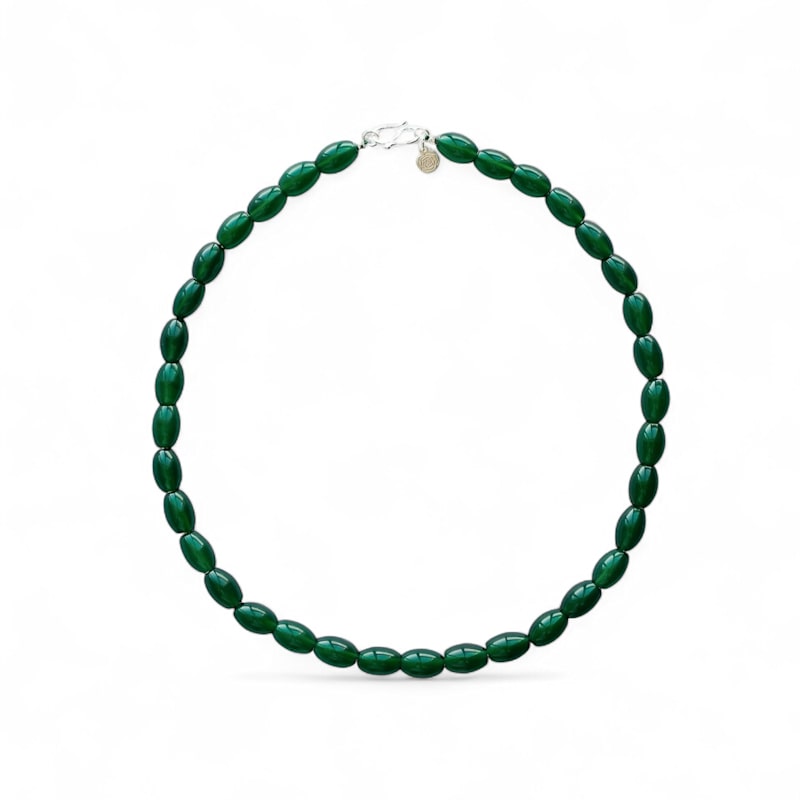 Thumbnail of Forest Agate Bead Necklace image