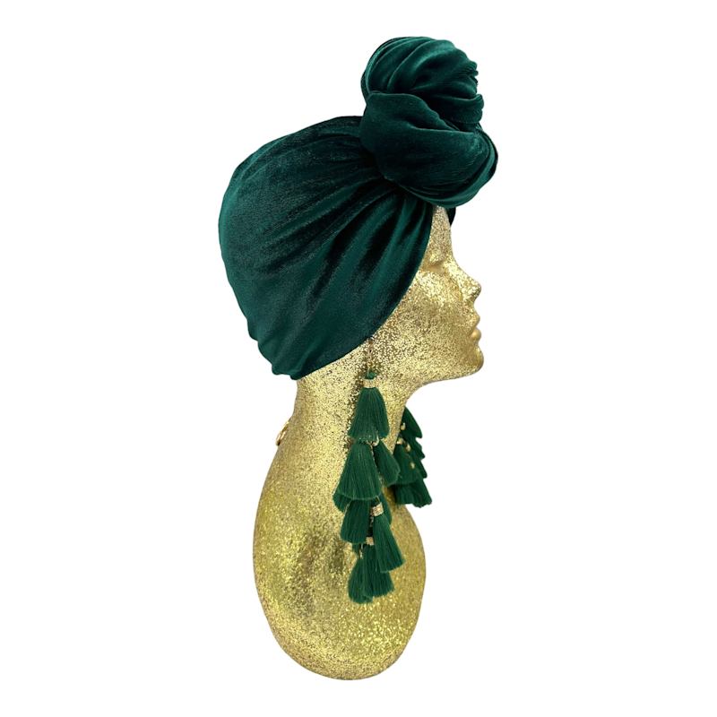 Forest Pretty Poly Chacha Turban | Julia Clancey | Wolf & Badger