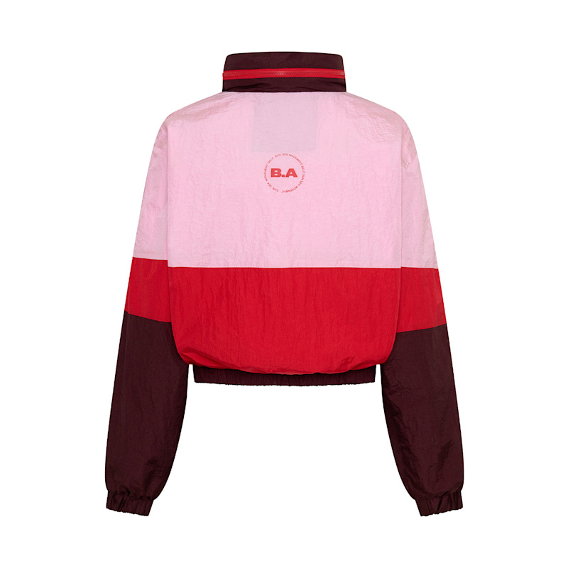 Thumbnail of Forma Cropped Windbreaker Hoodie - Fig Multi image