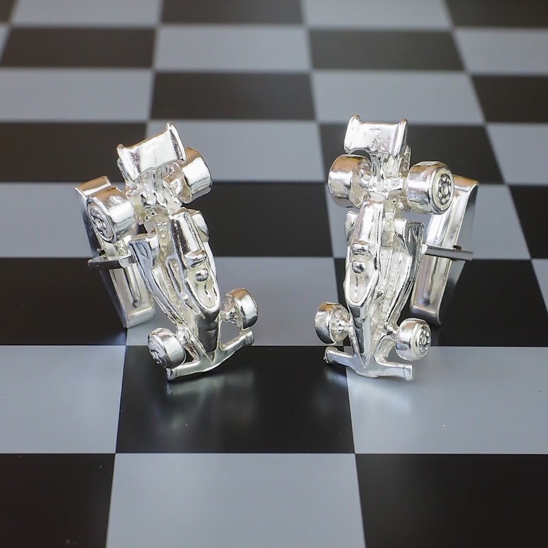 Thumbnail of Formula One Racing Car In Solid Sterling Silver image