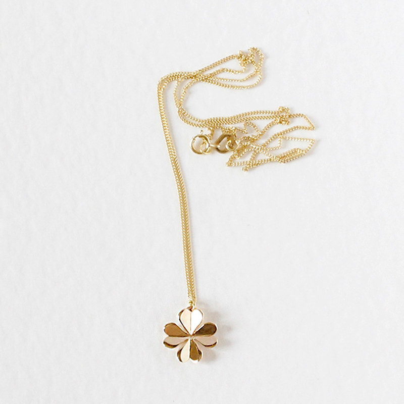 Thumbnail of Lucky Clover Necklace – Gold image
