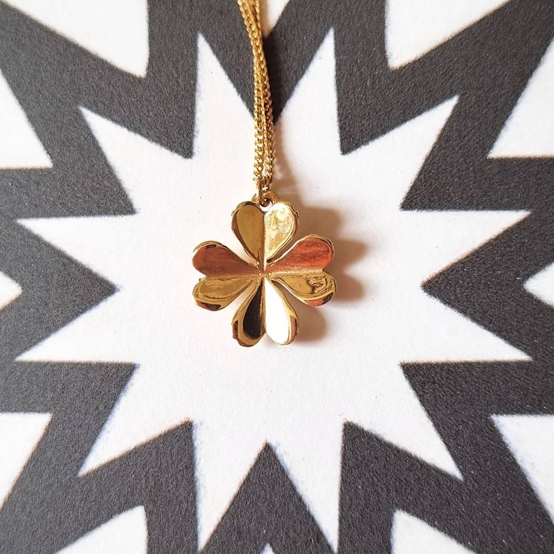 Thumbnail of Lucky Clover Necklace – Gold image