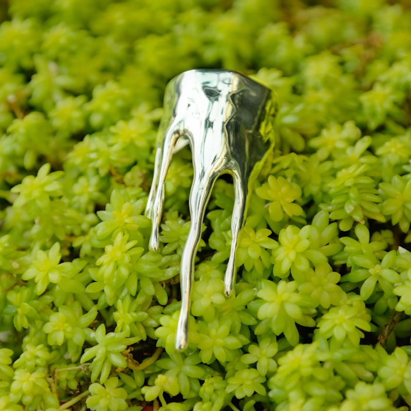 Thumbnail of Dripping Rivulet Sterling Silver Ring image