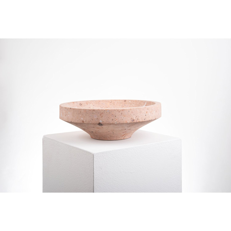 Thumbnail of Basalt Stone Bowl -Pink Marble image