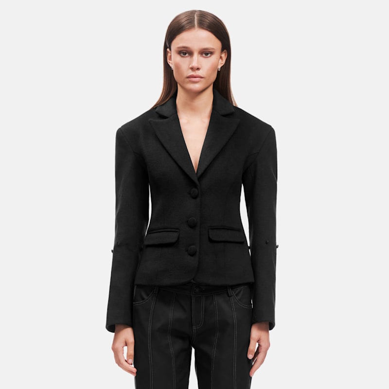 Thumbnail of Frances Black Wool Blazer image
