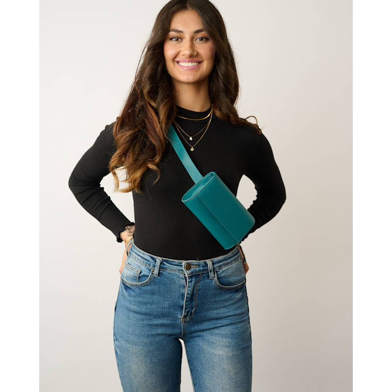 Thumbnail of Francine Turquoise Belt, Crossbody, Shoulder & Clutch Bag image
