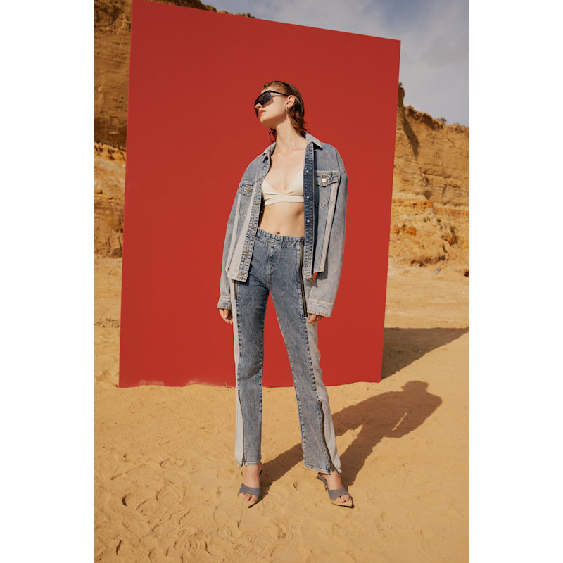 Thumbnail of Free Heaven Inside Out Blue Jeans image