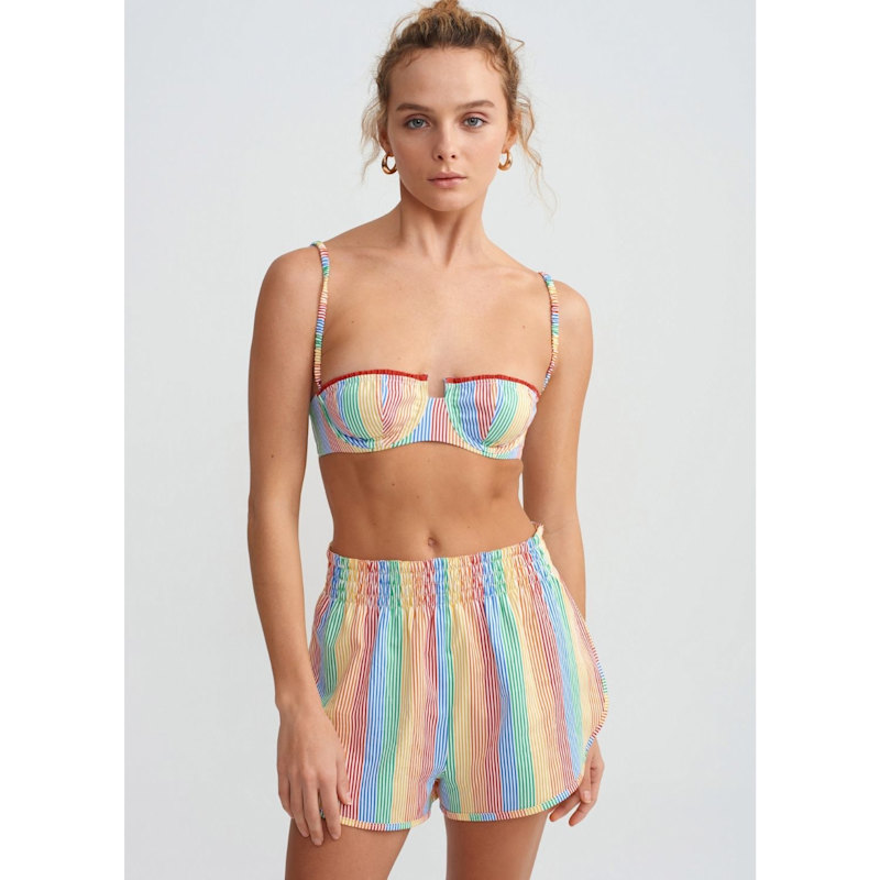 Thumbnail of Holiday Balkonet Bralette - Rainbow image