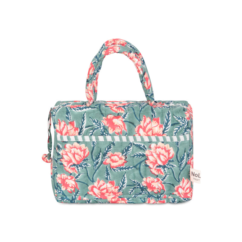 Thumbnail of Freya Handle Washbag Washbag Cotton Green One Size / Green image