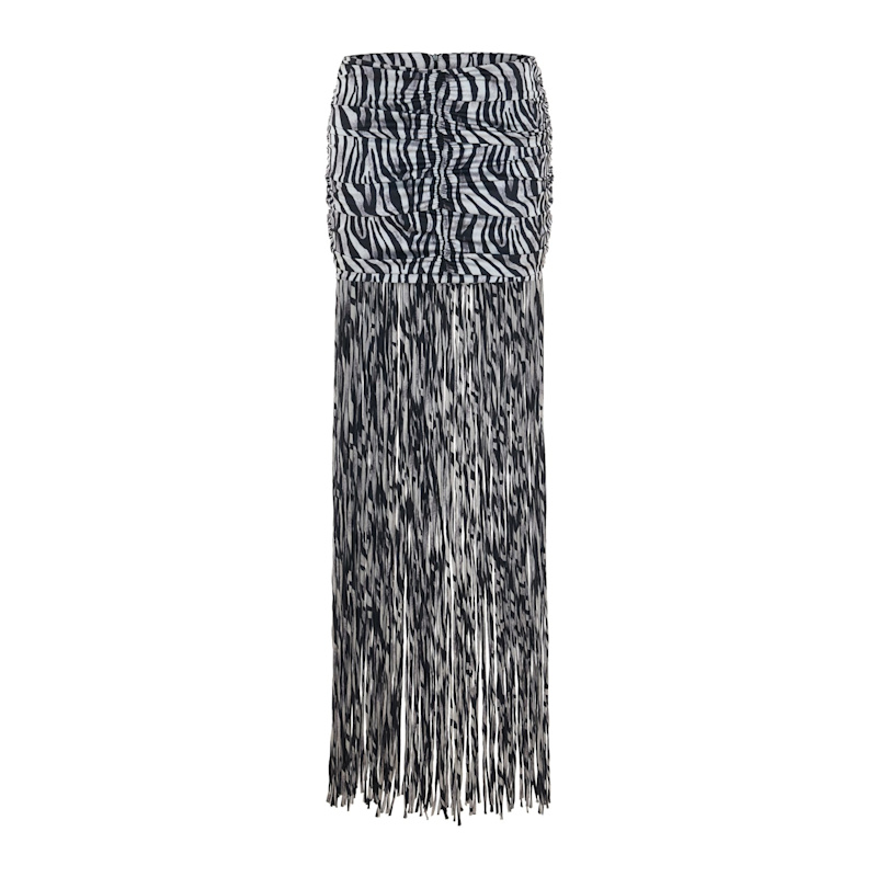 Thumbnail of Fringe Detail Mini Skirt image