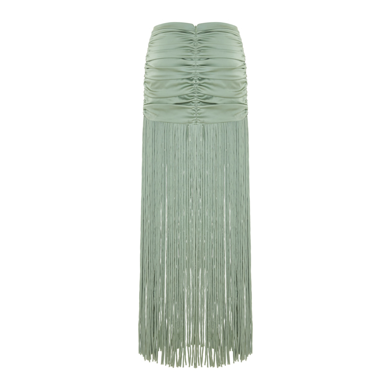 Thumbnail of Fringe Detailed Mini Skirt image