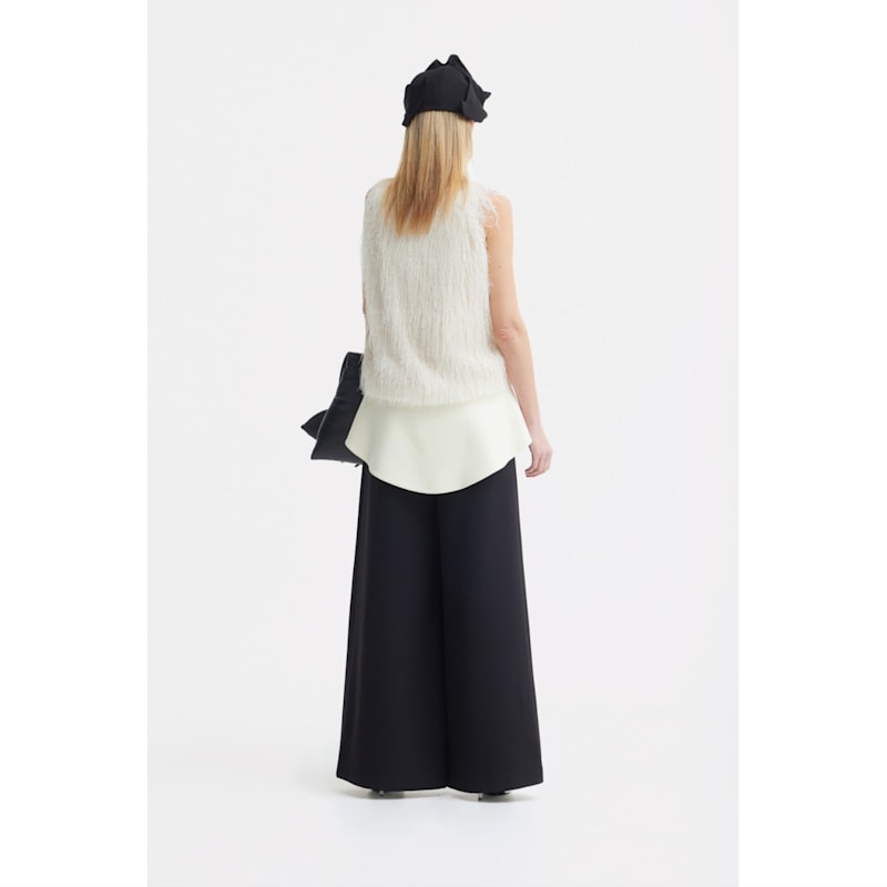 Thumbnail of Fringe Sleeveless Top – Ivory image