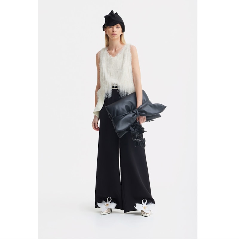Thumbnail of Fringe Sleeveless Top – Ivory image