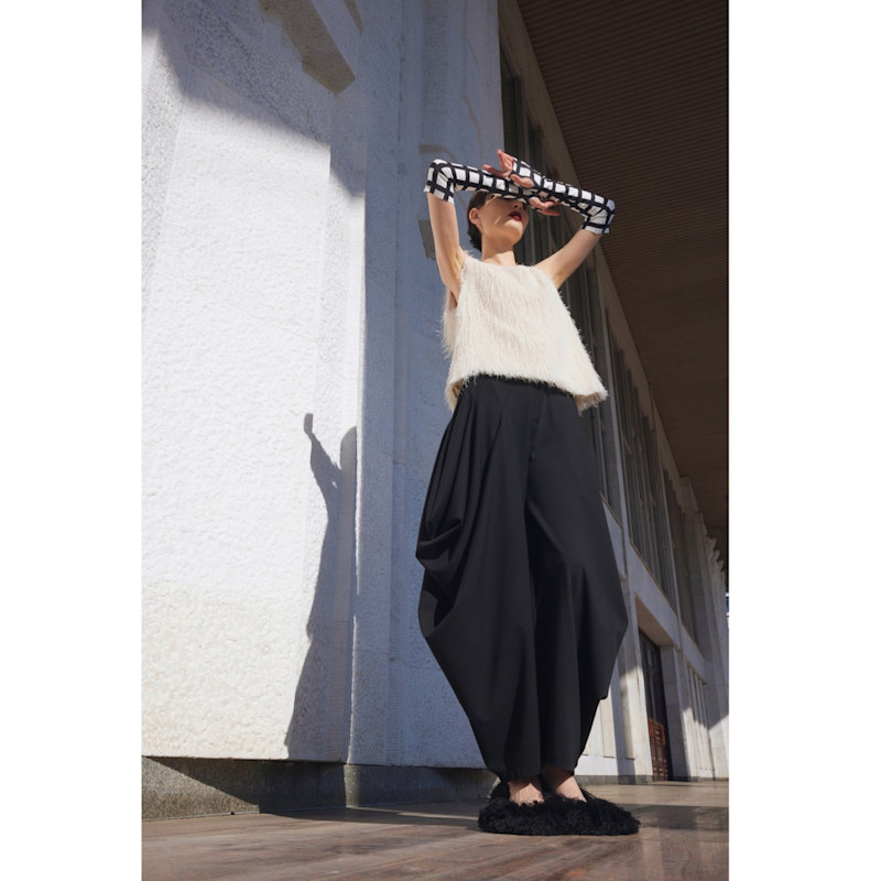 Thumbnail of Fringe Sleeveless Top – Ivory image