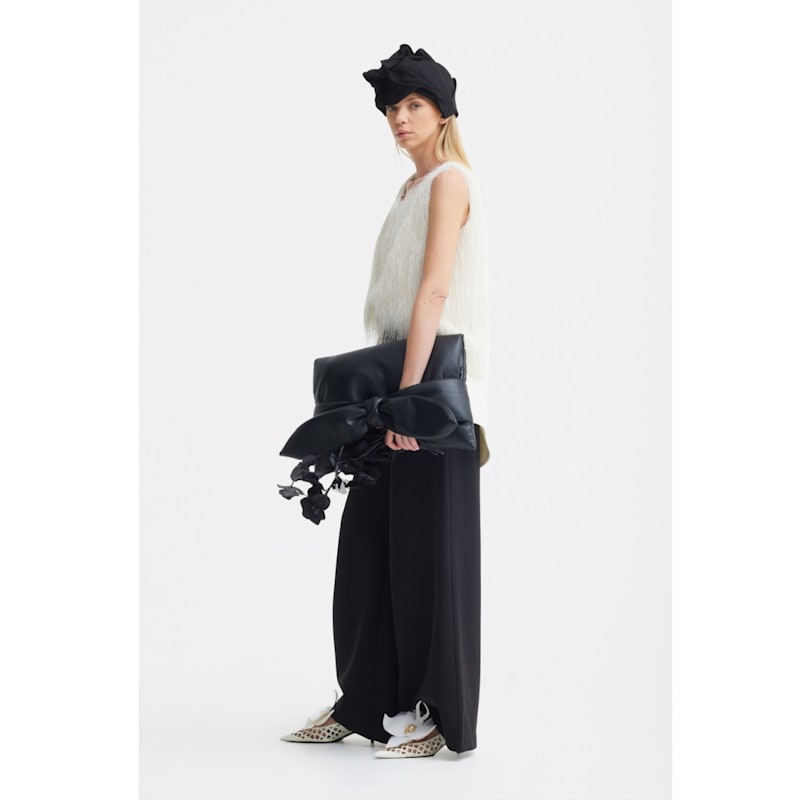 Thumbnail of Fringe Sleeveless Top – Ivory image