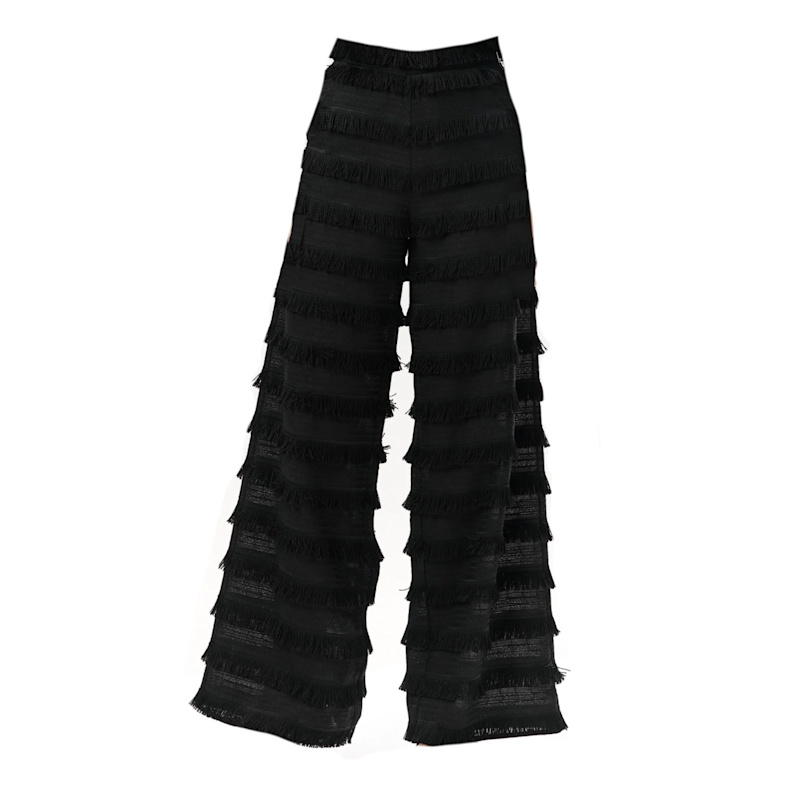 Thumbnail of Fringe Wide Leg Pants image