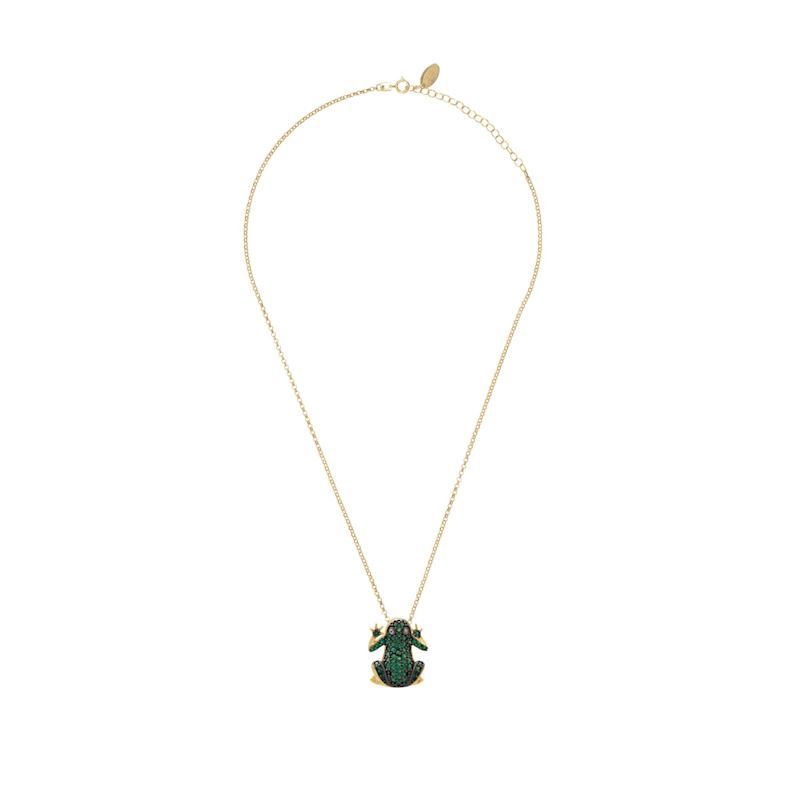 Thumbnail of Frog Prince Necklace Gold image