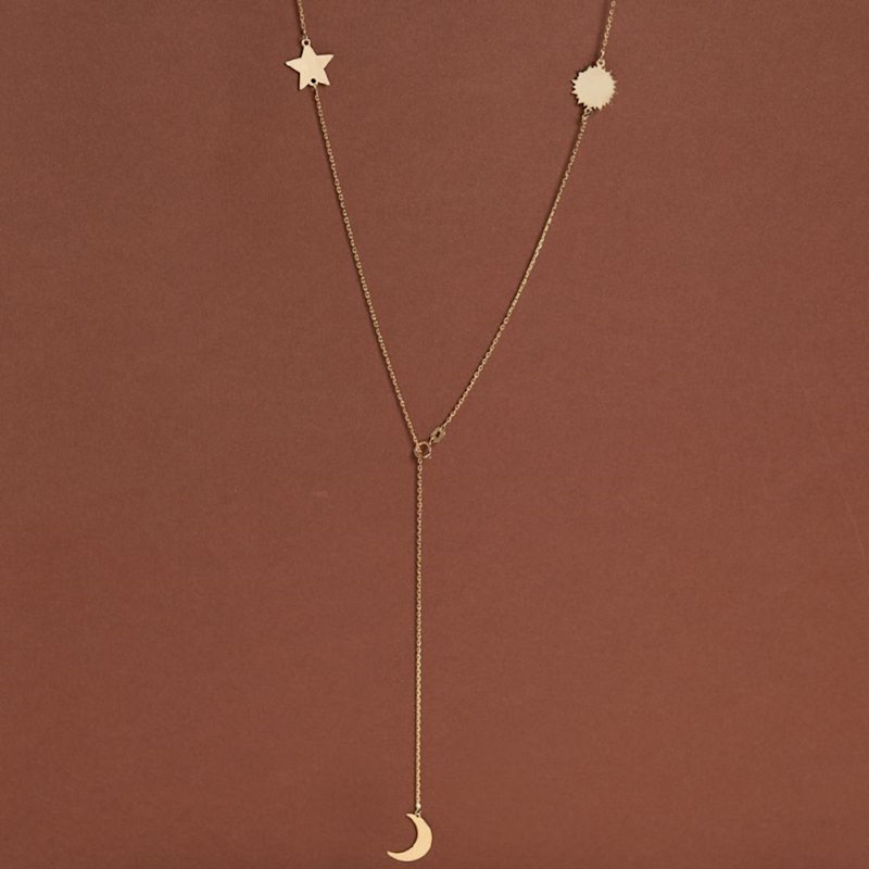Thumbnail of Full Moon Sterling Silver Necklace image