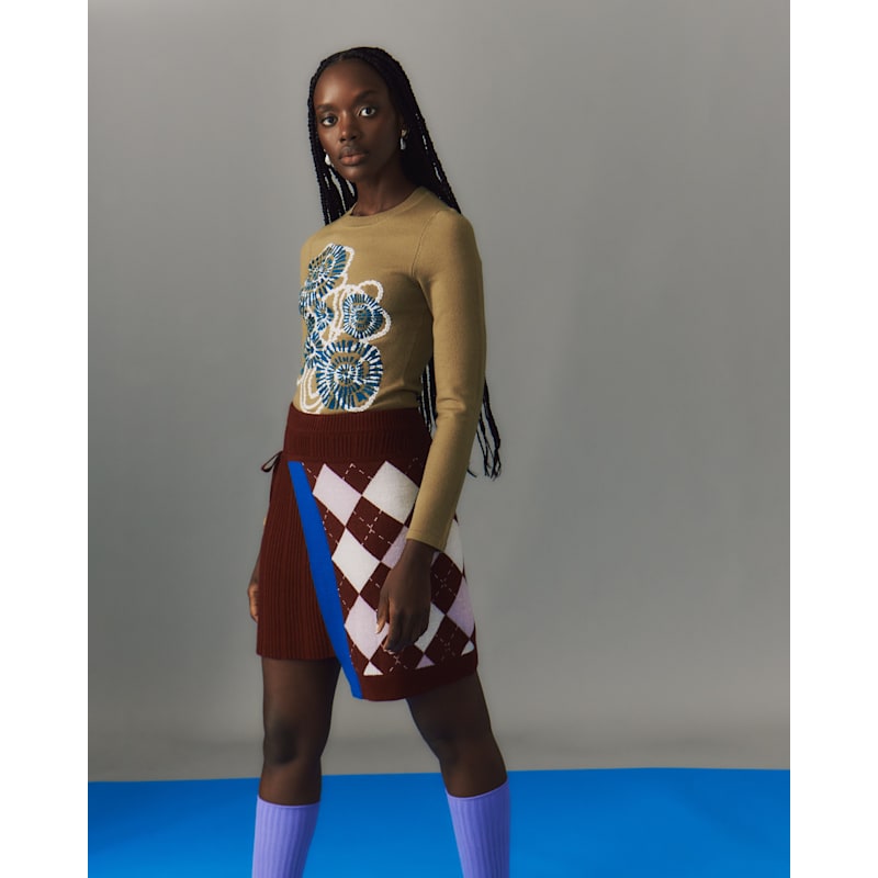 Thumbnail of Fully Fashioning Beck Sweater - Khaki image