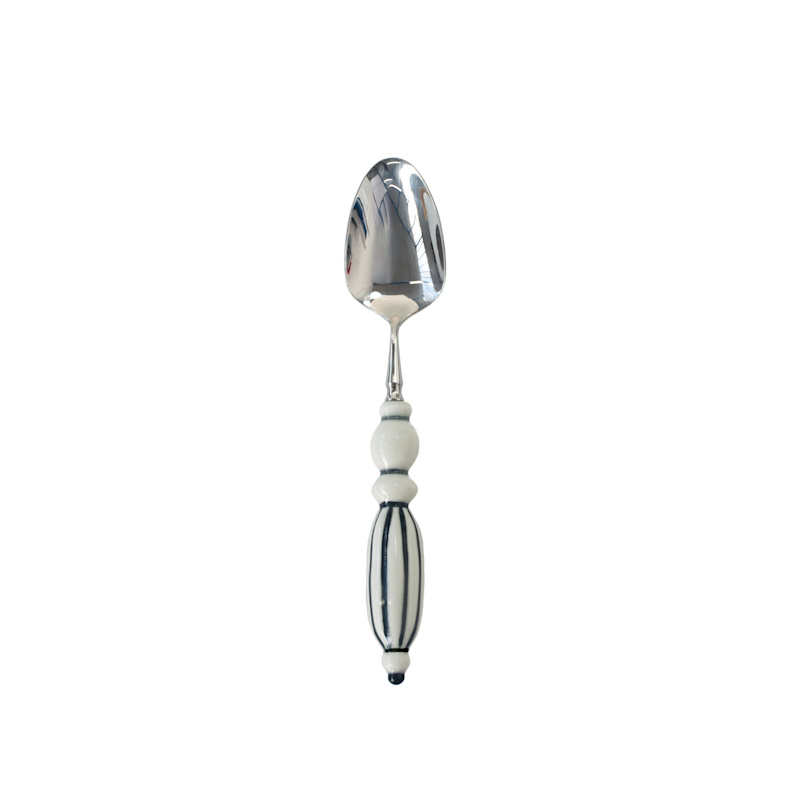 Thumbnail of Fun Dining Handcrafted Ceramic Porcelain Cutlery FullSet Black image