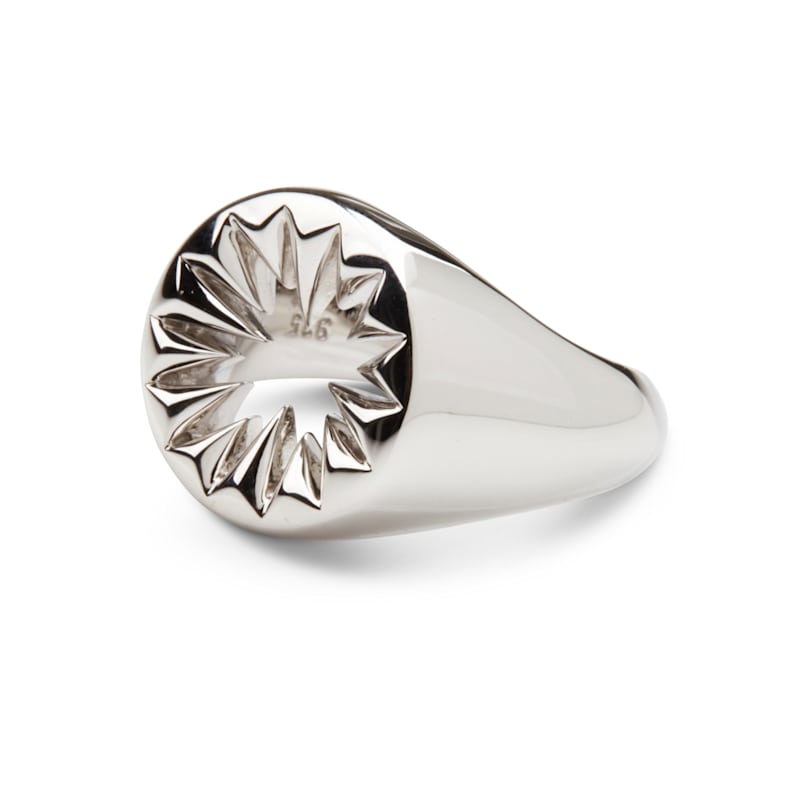 Thumbnail of Wild Crocodile Signet Ring Silver image