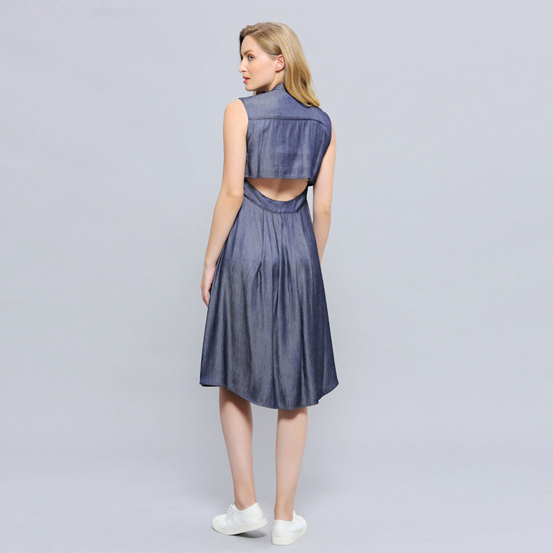 Thumbnail of Open Back Fit-And-Flare Dress image