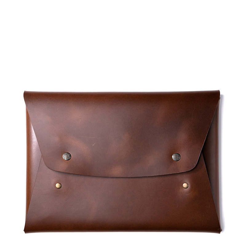 Thumbnail of Leather Macbook Case - Brown image