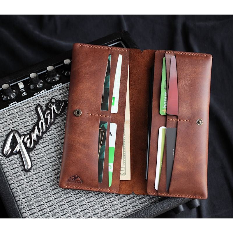 Thumbnail of Double Phone Long Wallet - Gray image