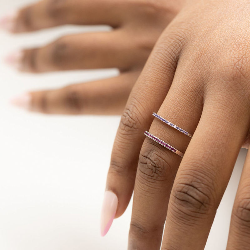 Thumbnail of Citrine Birthstone Band Ring image