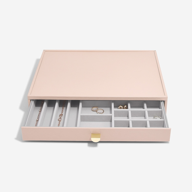 Thumbnail of Stackers Blush Pink Supersize Jewelry Box With Drawers image