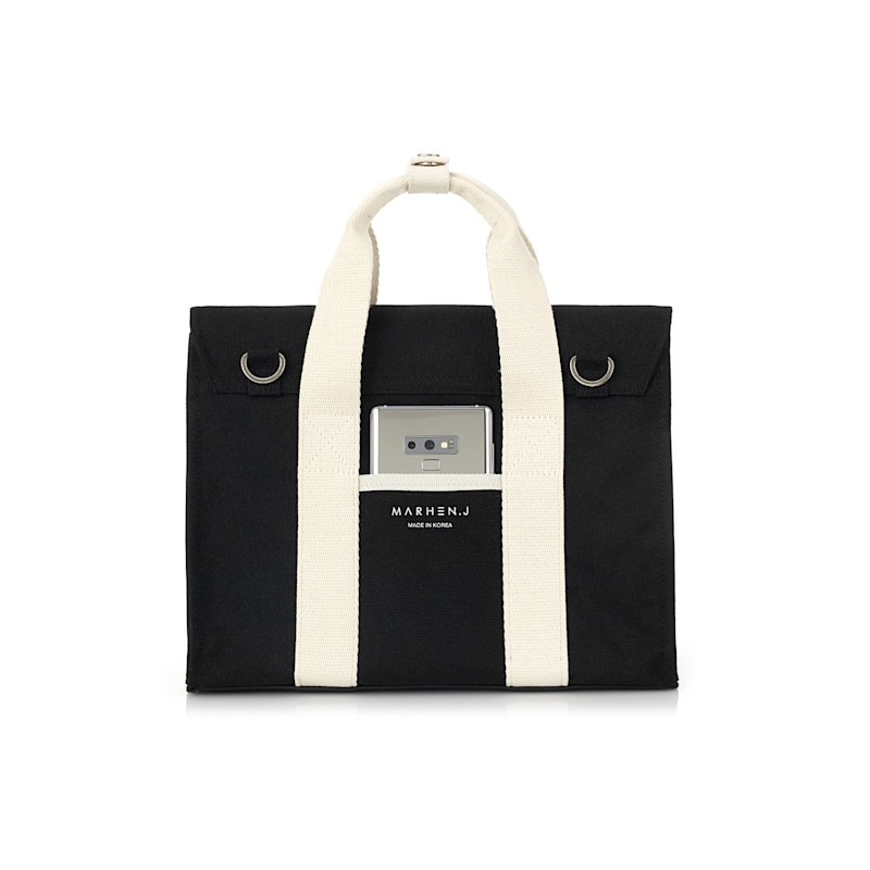 Roy Mini Canvas Black Wolf Badger