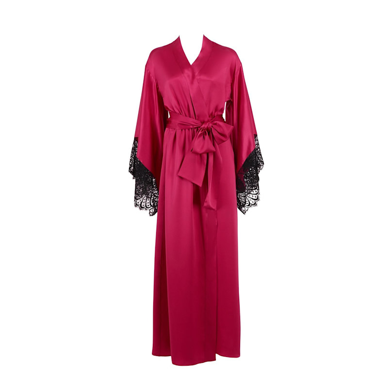 Thumbnail of Renée Raspberry Long Robe image