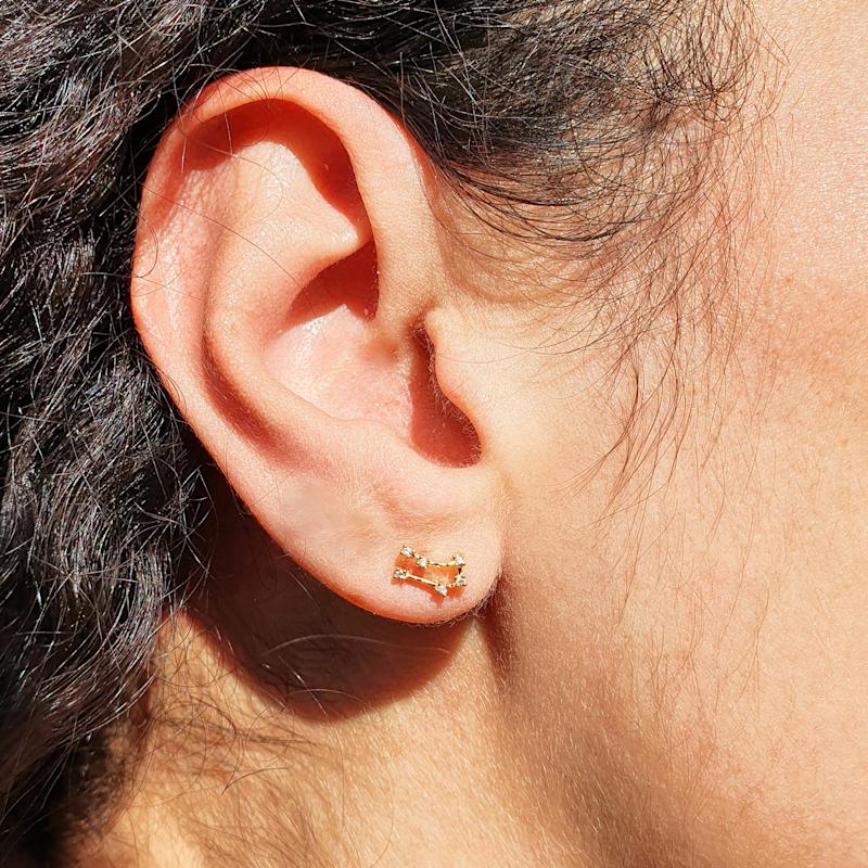 Thumbnail of Gemini Star Sign Constellation Astrology Tiny Earrings image